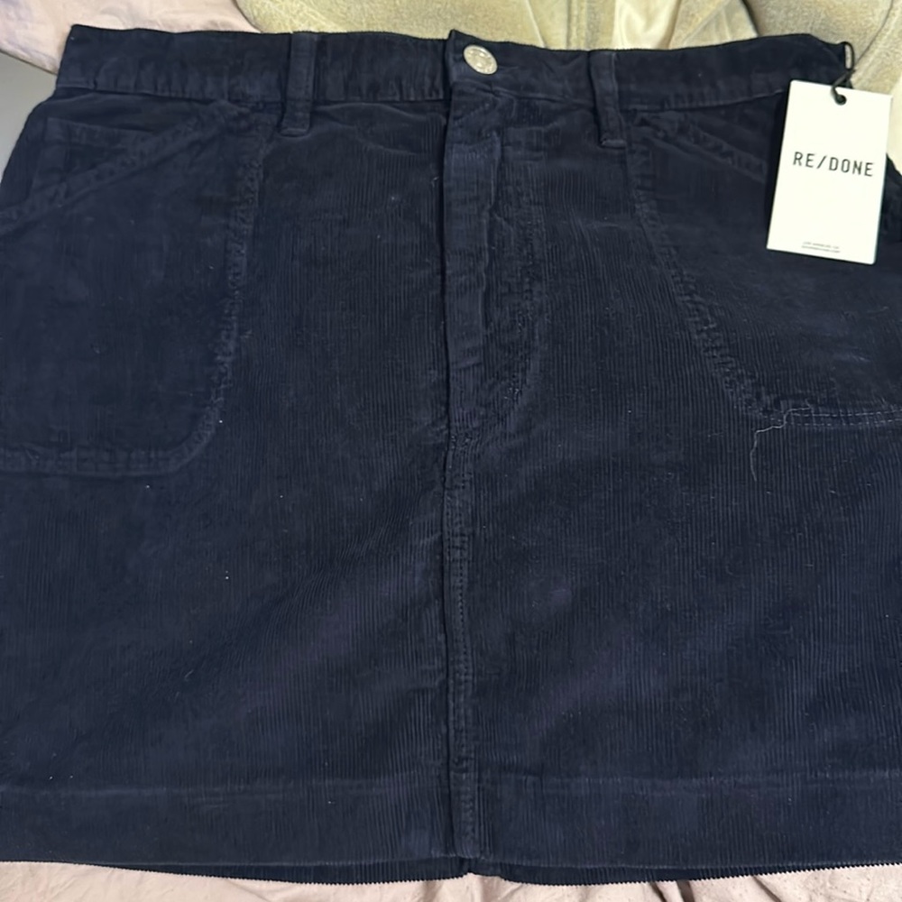 Re/done Pocket mini skirt